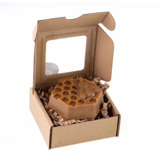 Mydło naturalne propolisowe 65 g – Miodowa Mydlarnia