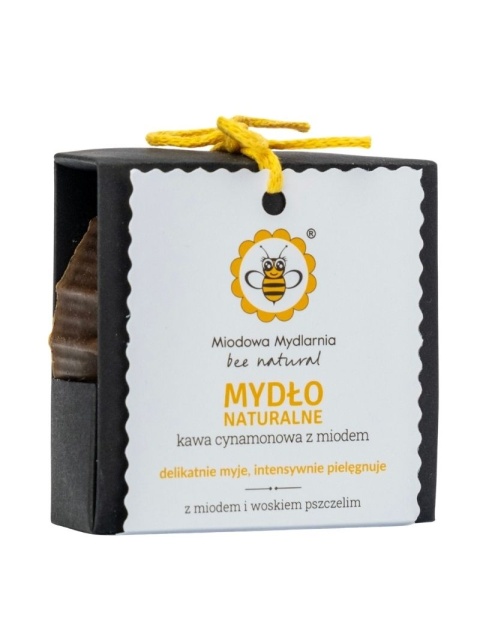 Mydło naturalne Kawa cynamonowa z miodem 85 g – Miodowa Mydlrnia