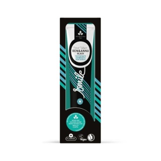 Pasta do zębów Black z fluorem, w tubce, aktywny węgiel 75 ml – Ben&Anna
