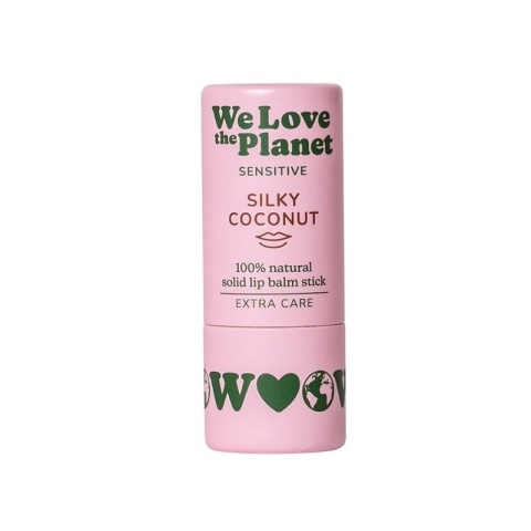 Naturalny balsam do ust wrażliwych SIlky Coconut (Velvet Daily) - intensywna ochrona 4,9 g – We Love The Plane, zdjęcie przodu