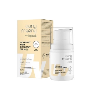 Ochronny krem do twarzy UVA UVB Spf 50 Pigment free 50 ml – eeny meeny