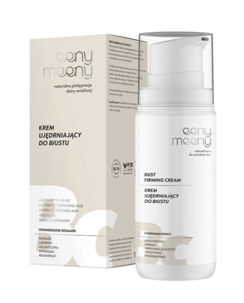 Krem ujędrniający do biustu 100 ml – eeny meeny, produkt i kartonik