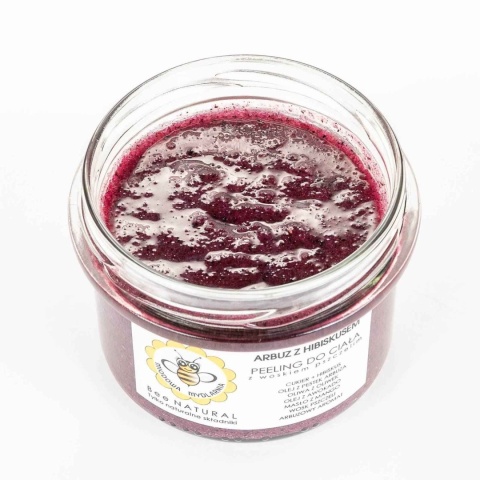 Peeling do ciała Arbuz z hibiskusem 200 g – prezentacja peelingu