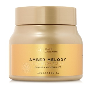 Peeling solny do ciała Amber Melody 290 g – Stara Mydlarnia