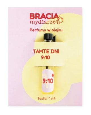 Perfumy w olejku Tamte dni 9:10 próbka 1 ml – Bracia Mydlarze