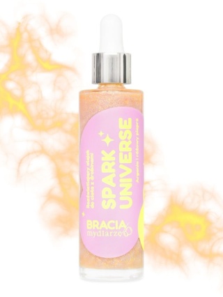 SPARK UNIVERSE – rozświetlający olejek do ciała z drobinami 50 ml – Bracia Mydlarze