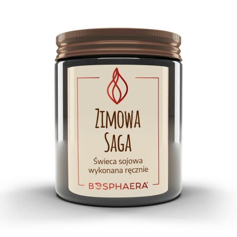 Sojowa świeca zapachowa Zimowa Saga - Bosphaera, produkt