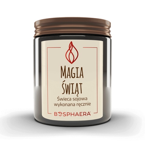 Sojowa świeca zapachowa Magia Świąt - Bosphaera, produkt