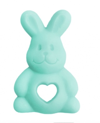 Mydło glicerynowe Zajączek z sercem turkusowy 30 g – Stara Myd;arnia