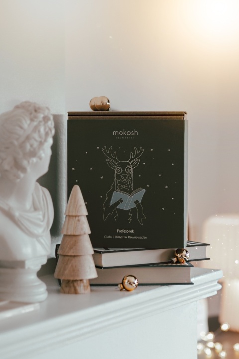 Zestaw prezentowy - Profesorek Ciało i Umysł w Równowadze – aranżacja świąteczna