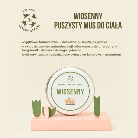 Wiosenny mus do ciała 150 ml – prezentacja zalet