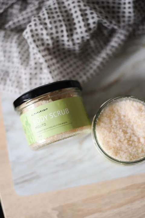 Mojito Body Scrub 180 g – Alara Soap, prezentacja