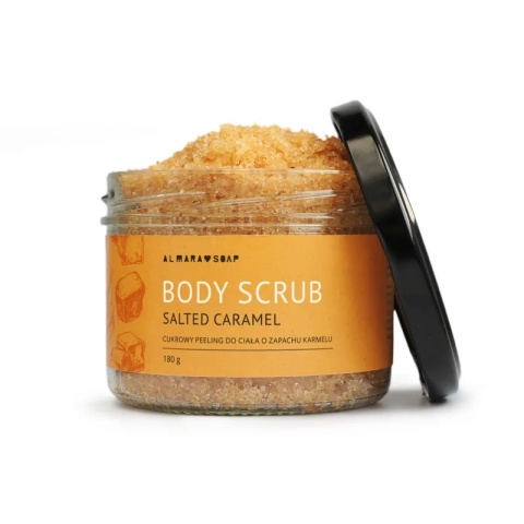 Cukrowo-solny scrub do ciała Salted Caramel 180 g – Almara Soap , produkt