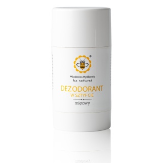 Naturalny dezodorant w sztyfcie Miętowy 72 g – Miodowa Mydlarnia