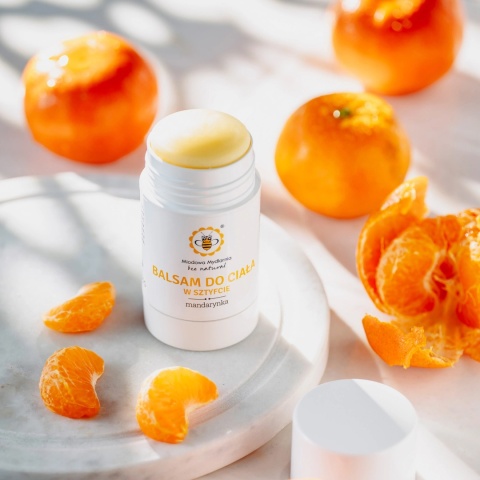 Balsam do ciała Mandarynka - balsam do ciała w sztyfcie 55 g – aranżacja