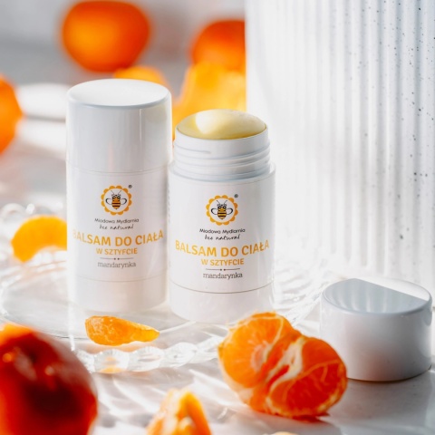 Balsam do ciała Mandarynka - balsam do ciała w sztyfcie 55 g – prezentacja balsamów
