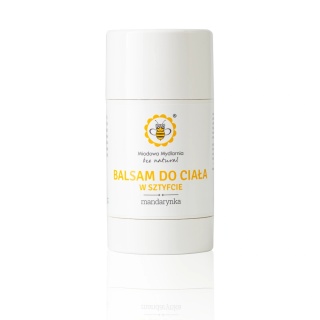 Balsam do ciała w sztyfcie Mandarynka = 55 g – Miodowa Mydlarnia