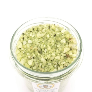 Sól do kąpieli Cytrynowa werbena 350 g – Miodowa Mydlarnia