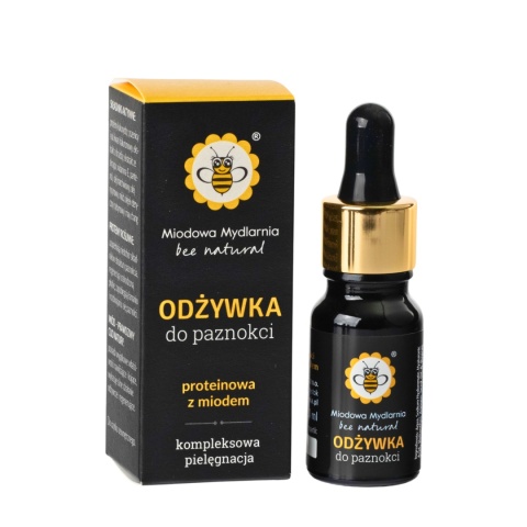 Odżywka do paznokci Proteinowa z Miodem 10 ml  – Miodowa Mydlarnia, produkt Miodem 10 ml