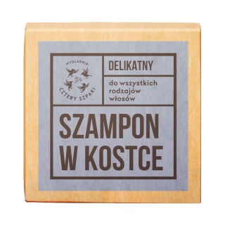 Delikatny szampon do włosów 75 g – 4szpaki