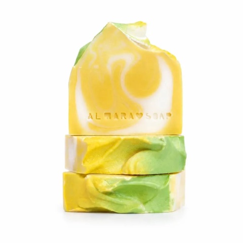 Ręcznie robione mydło o cytrynowym zapachu Limoncello 100 g – Almarasoap