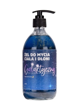 Galaktyczny żel do mycia ciała i dłoni 500 ml – Manufaktura Bursztynnika