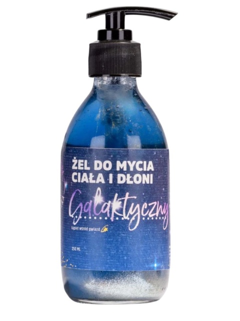 Galaktyczny żel do mycia ciała i dłoni 250 ml – Manufaktura Bursztynnika, produkt