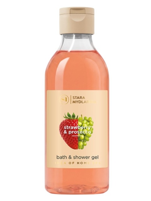 Home Spa żel do kąpieli i pod prysznic Strawberry & Prosecco 250 ml – Stara Mydlarnia