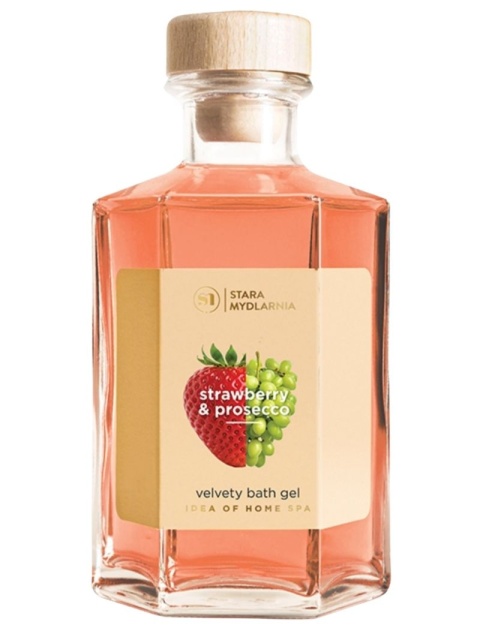 Home Spa żel do kąpieli i pod prysznic Strawberry & Prosecco 500 ml – Stara Mydlarnia, produkt