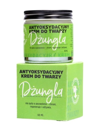 Antyoksydacyjny krem do twarzy Dżungla 60 ml – Manufaktura Bursztynnika