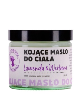 Kojące masło do ciała Lawenda & Werbena 250 ml – Manufaktura Bursztynnika