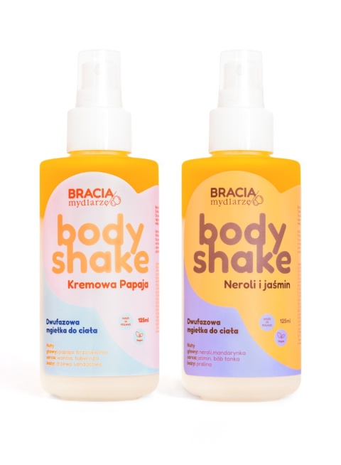 Mgiełka do ciałaNeroli i jaśmin Body Shake 125ml – Bracia Mydlarze, zestaw dwóch mgiełek