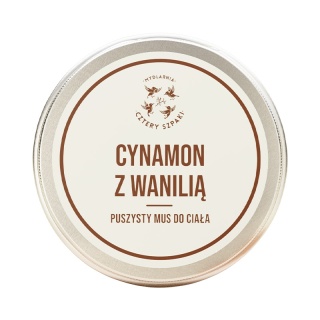 Mus do ciała Cynamon z wanilią 150 ml – 4 Szpaki