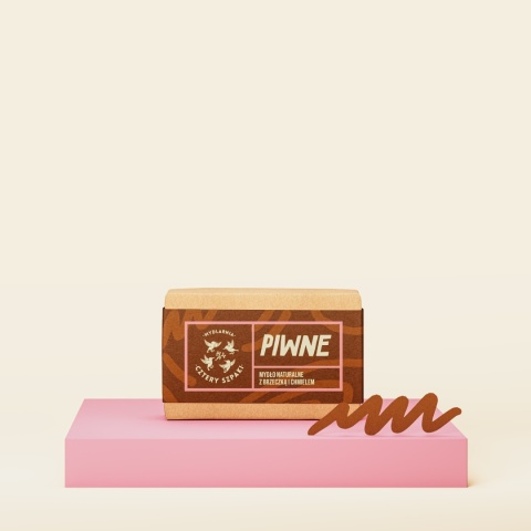 Naturalne mydło w kostcePiwne 110 g – prezentacja