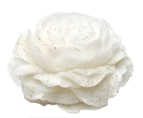 Mydło glicerynowe Peony white z brokatem 80 g – Stara Mydlarnia, produkt