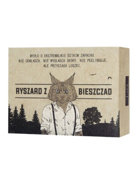 Mydło w kostce dla facetów Ryszard z Bieszczad 85 g – LaQ, produkt