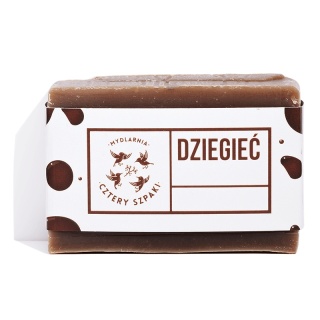 Mydło w kostce do skóry problematycznej Dziegieć 110 g – 4szpaki