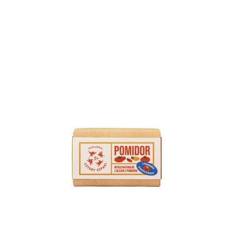 Naturalne mydło w kostce Pomidor x Przemek Sokołowski 110 g – 4szpaki, produkt