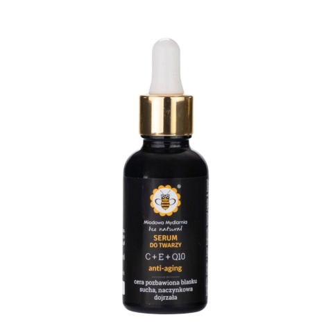 Serum do Twarzy C+E+Q10 30 ml – Miodowa Mydlarnia, produkt