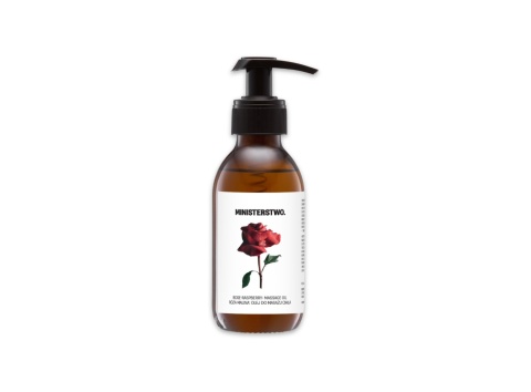 Olej do masażu Róża - Malina 140 ml – Ministerstwo., produkt