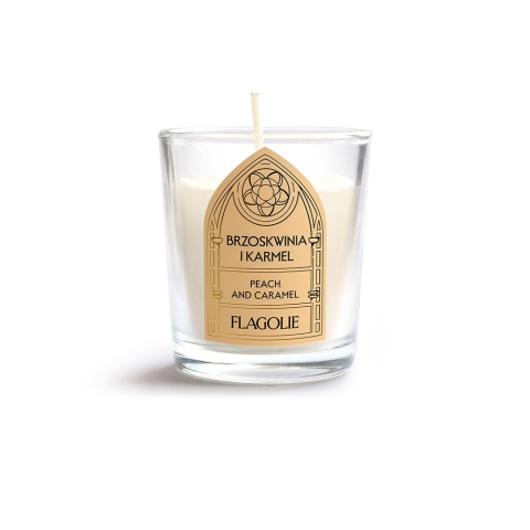 Sojowa świeca zapachowa Celebrate Brzoskwinia i karmel 70 g – Flagolie, produkt