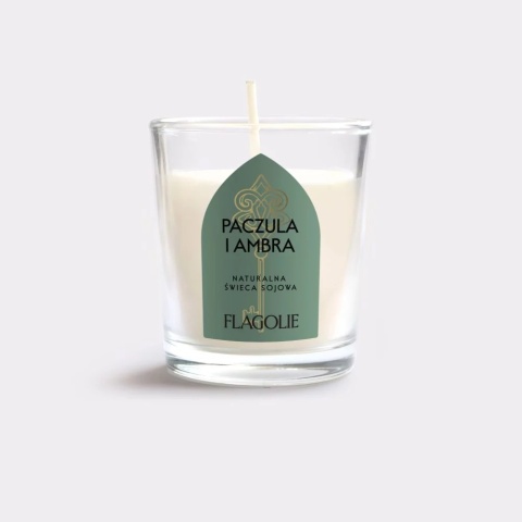 Sojowa świeca zapachowa Paczula i ambra 70 g – Flagolie, produkt