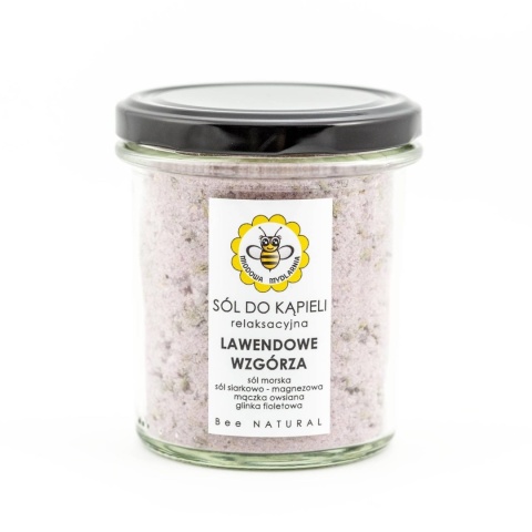Sól do kąpieli Lawendowe wzgórze 350 g – Miodowa Mydlarnia, produkt