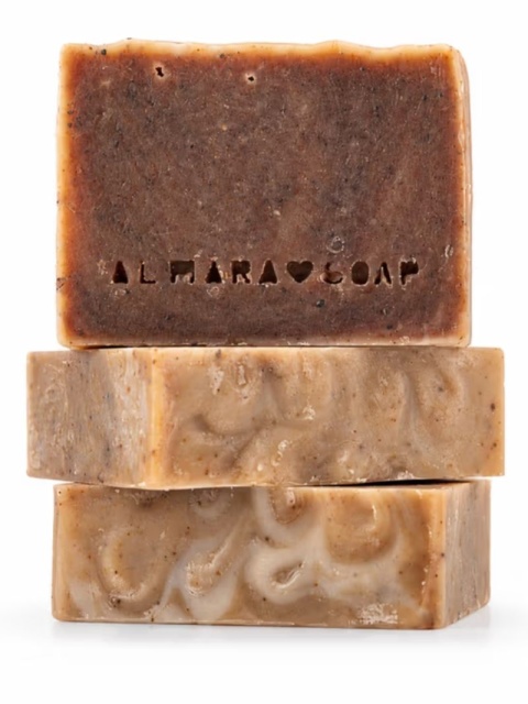 Cocoa & Orange – naturalne mydło kakaowe z pomarańczą, owsem i paczulą 90 g – Almara Soap, produkt