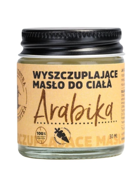 Wyszczuplające masło do ciała Arabika 120 ml – Manufaktura Bursztynnika, produkt