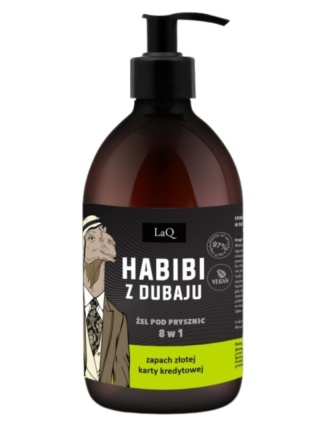 Żel pod prysznic Habibi z Dubaju o zapachu złotej karty kredytowej 500 ml – LaQ
