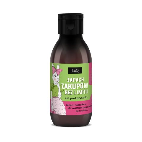 Żel pod prysznic Zapach zakupów bez limitu – kiwi i winogrona 100 ml– LaQ, produkt